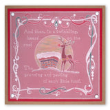 Twas the Night 9 - Rooftop <br/>A6 Square Groovi Baby Plate