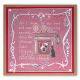 Twas the Night 10 - Fireplace <br/>A6 Square Groovi Baby Plate
