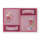 Twas the Night 12 - Bunting Stocking <br/>A6 Square Groovi Baby Plate