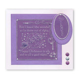 Twas the Night 15 - Good Night <br/>A6 Square Groovi Baby Plate