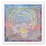 Willowy Wreath <br/>A5 Square Groovi Plate <br/>(Set GRO-40570-03)