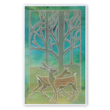 Woodland Animals & Treescape <br/>A5 Square Groovi Plate Set