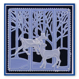 Woodland Animals & Treescape <br/>A5 Square Groovi Plate Set