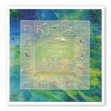 Grove Trees Outline <br/>A6 Square Groovi Baby Plate <br/>(Set GRO-TR-40822-01)