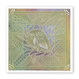 Woodland Owls <br/>A5 Square Groovi Plate