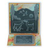 Woodland Animals <br/>A5 Square Groovi Plate <br/>(Set GRO-TR-40539-03)
