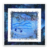 Rowers Round <br/>A5 Square Groovi Plate <br/>(Set GRO-PE-40977-03)