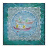 Rowers Round <br/>A5 Square Groovi Plate <br/>(Set GRO-PE-40977-03)