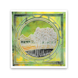 Napa Valley Round <br/>A5 Square Groovi Plate <br/>(Set GRO-LA-40978-03)
