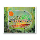 Napa Valley Round <br/>A5 Square Groovi Plate <br/>(Set GRO-LA-40978-03)