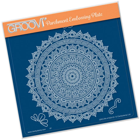 Tina's Spiritual Strength Mandala A5 Square Groovi Plate