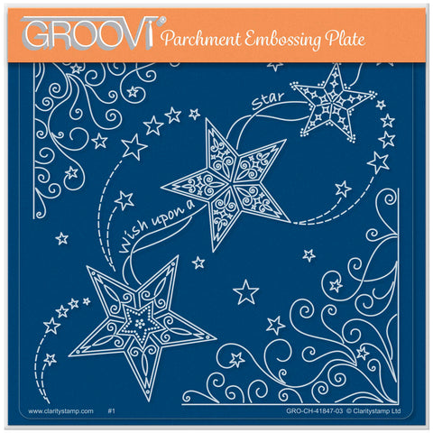 Linda Williams' Wish Upon a Star - Christmas Treasures A5 Square Groovi Plate
