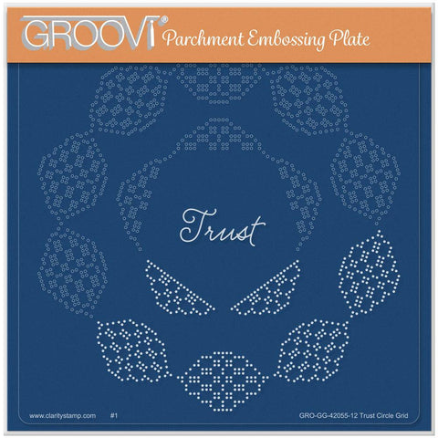 Josie Davidson's Trust Circular Lace Duet A5 Square Groovi Grid