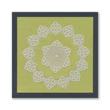 Josie's Circular (Diagonal) Lace Duet A5 Square Groovi Grid Collection