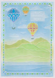 Tall Art Deco Sentiments A5 Groovi Plate