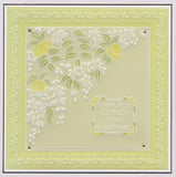 Tall Art Deco Sentiments A5 Groovi Plate