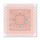 Tall Art Deco Sentiments A5 Groovi Plate