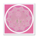 Flower Girls & Sentiments A4 Groovi Plate