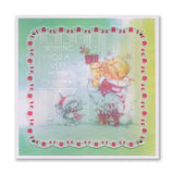 Tall Art Deco Sentiments A5 Groovi Plate