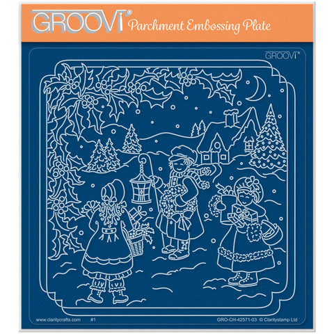 Linda's Christmas Eve - Enchanted Christmas A5 Square Groovi Plate