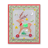 Barbara's SHAC Reindeer Wooden Toy A6 Groovi Plate