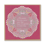 Tina's Floral Swirls & Corners All in One A5 Square Groovi Plate Collection & Parchment