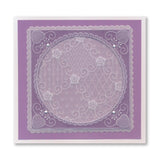 Tina's Floral Swirls & Corners All in One A5 Square Groovi Plate Collection & Parchment