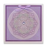 Tina's Floral Swirls & Corners All in One - For You A5 Square Groovi Plate