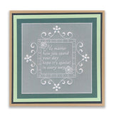 Tina's Floral Swirls & Corners All in One A5 Square Groovi Plate Collection & Parchment