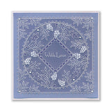 Tina's Floral Swirls & Corners All in One A5 Square Groovi Plate Collection & Parchment