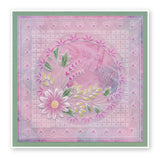 Tina's Floral Swirls & Corners All in One - With Love A5 Square Groovi Plate