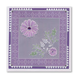 Tina's Floral Swirls & Corners All in One A5 Square Groovi Plate Collection & Parchment