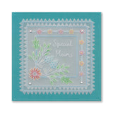 Tina's Floral Swirls & Corners All in One A5 Square Groovi Plate Collection & Parchment