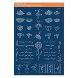 Flower Girls & Sentiments A4 Groovi Plate