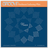 Josie's Peace - Circular (Diagonal) Lace Duet A5 Square Groovi Grid