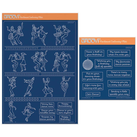 The Joy of Dance A4 & A5 Square Groovi Plate Collection