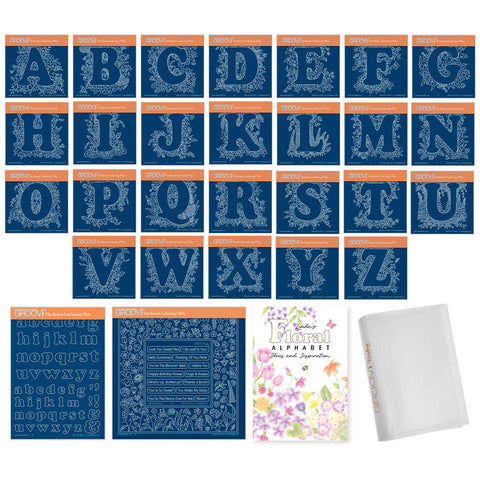 Linda's Floral Alphabet Complete Collection + FREE A5 Parchment!