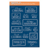 Statement Sentiments & Frames A5 Groovi Plate