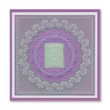 Tall Art Deco Sentiments A5 Groovi Plate