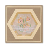 Happy Birthday Daffodils A6 Square Groovi Plate