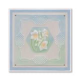 Happy Birthday Daffodils A6 Square Groovi Plate