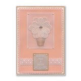 Tall Art Deco Sentiments A5 Groovi Plate