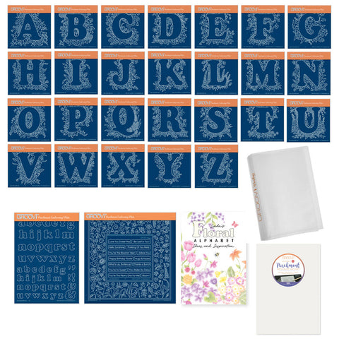 Linda's Floral Alphabet Complete Collection + FREE A5 Parchment!