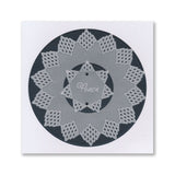 Josie's Circular (Diagonal) Lace Duet A5 Square Groovi Grid Collection