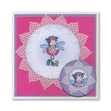 Josie's Peace - Circular (Diagonal) Lace Duet A5 Square Groovi Grid