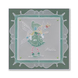 Monique - Pixie Poppet A6 Square Groovi Plate