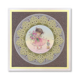 Josie's Strength - Circular (Diagonal) Lace Duet A5 Square Groovi Grid