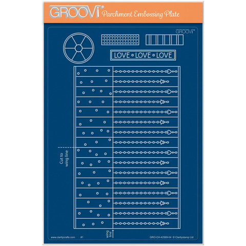 Love Angel Tem-Plate A5 Groovi Plate
