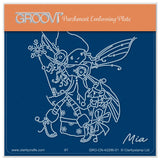 Mia - Pixie Poppet A6 Square Groovi Plate