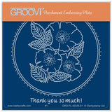 Thank You Dog Rose A6 Square Groovi Plate